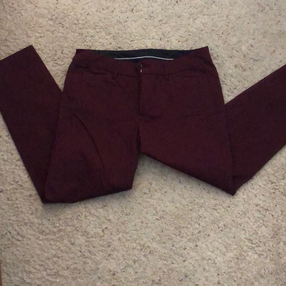 Burgundy Dress Pants